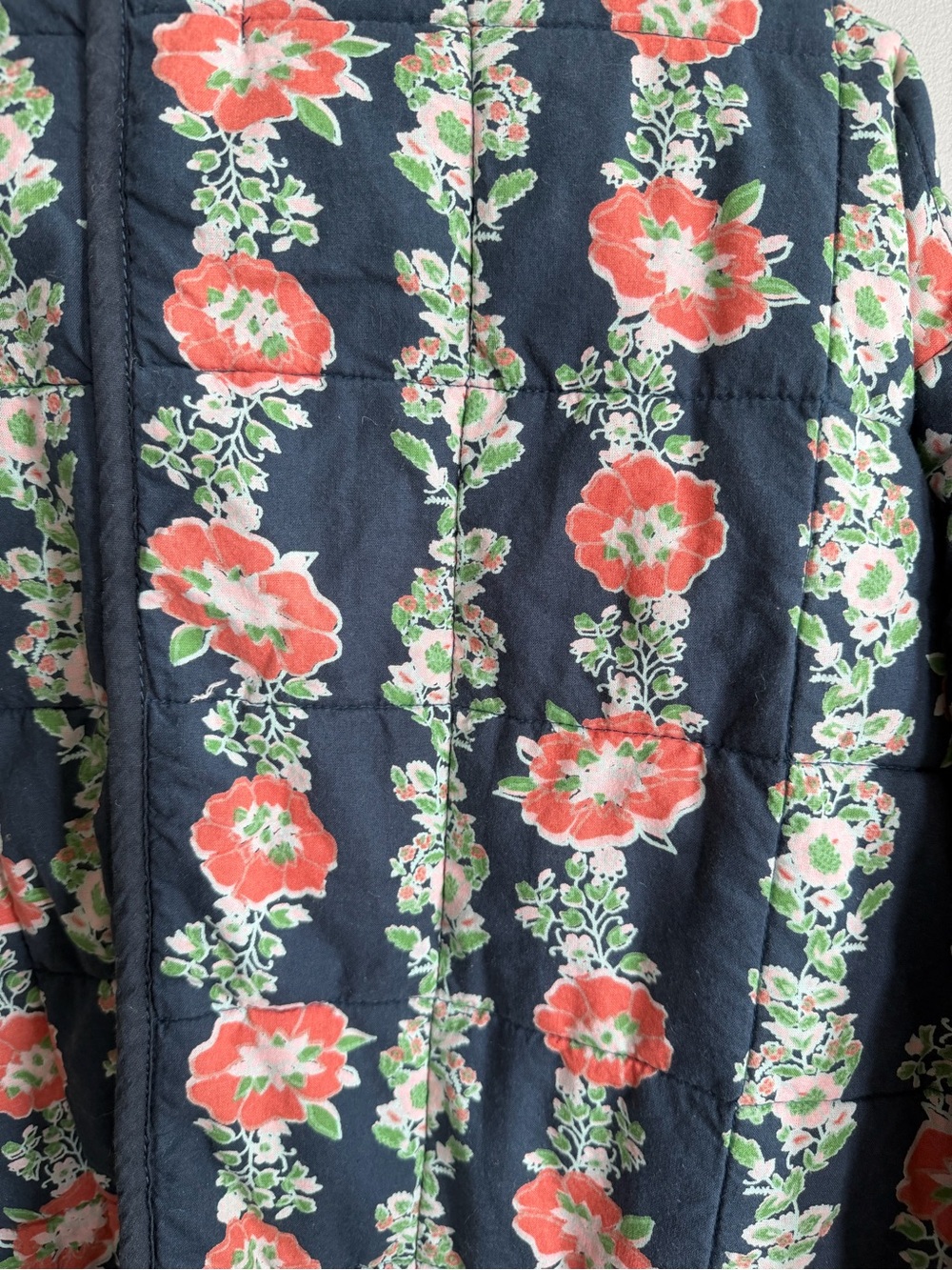 Free People Chloe Jacket Floral Quilted Dusk Combo M - Picture 10 of 10